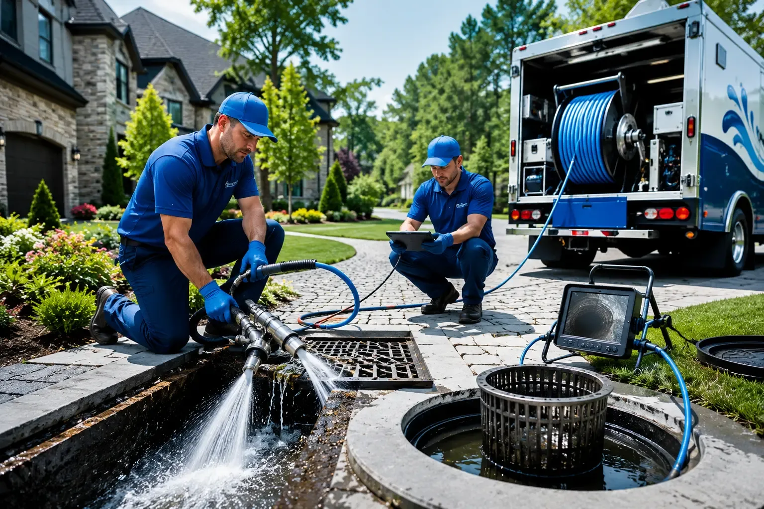 Local outdoor drain cleaning professionals in Cromwell, OK